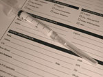 Image of documents and visa applications