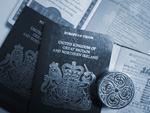 Image of travel documentation and passports